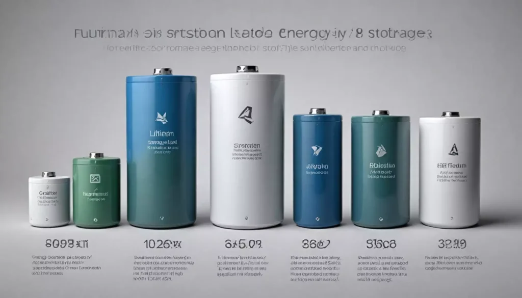 Porównanie różnych typów magazynów energii: baterie litowo-jonowe, akumulatory kwasowo-ołowiowe i inne